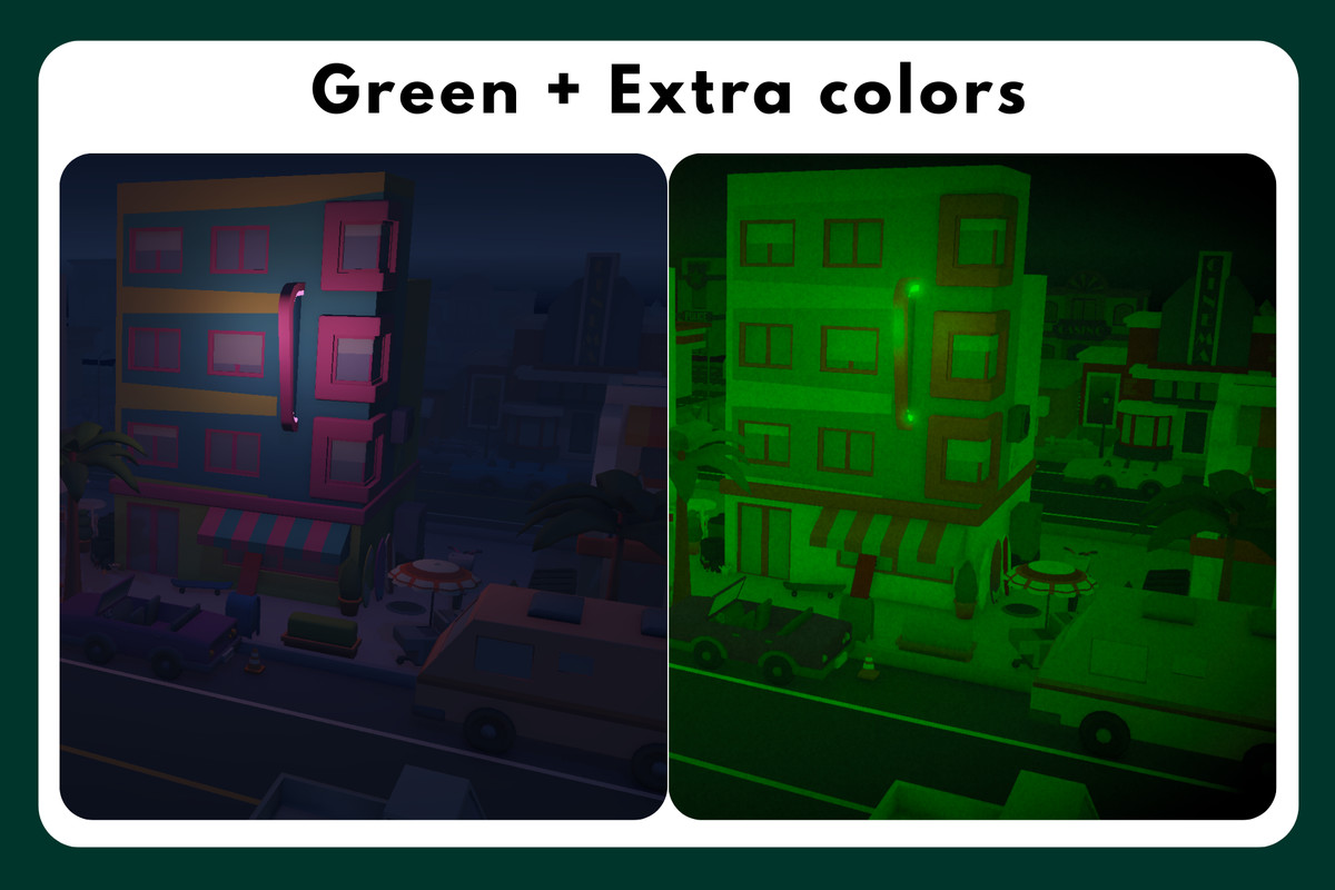 Night Vision Shader Pack
