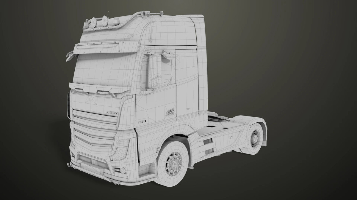Heavy Truck 6 Chassis Collection URP HDRP Textures