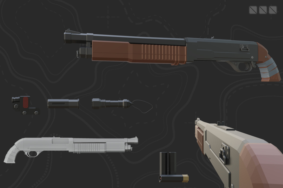 Low Poly Weapon Bundle Pack V