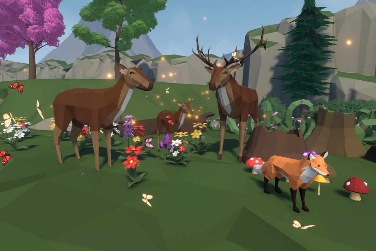 Magical Forest Low poly