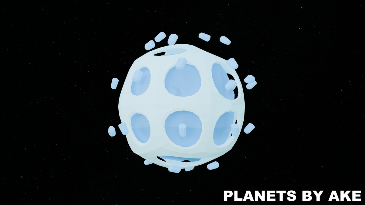Low Poly Planets by Ake
