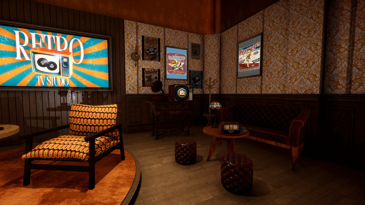 Retro TV Studio 2. (URP)