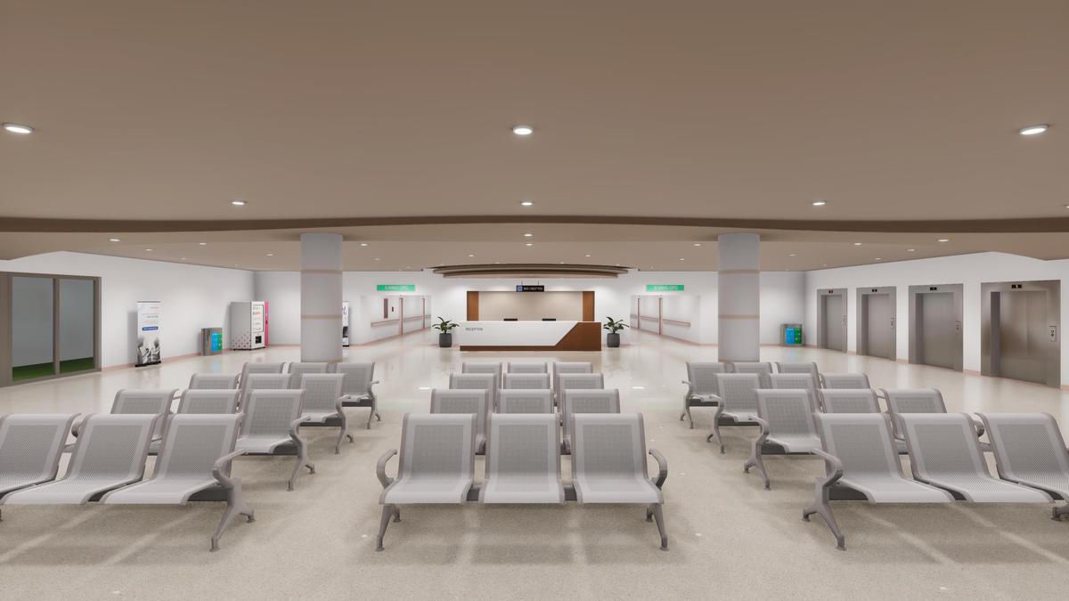 Hospital Reception & Corridor