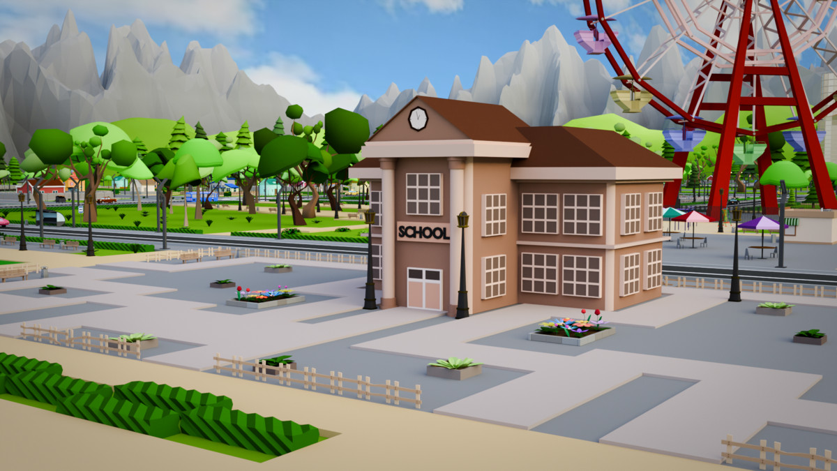 Low Poly City Pack - Mini World Studio