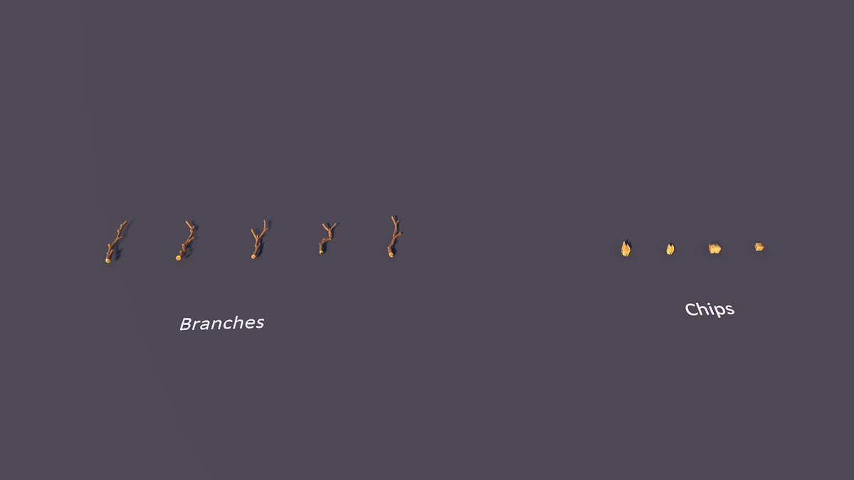 Stylized Nature - Logs, Stumps & Branches Pack