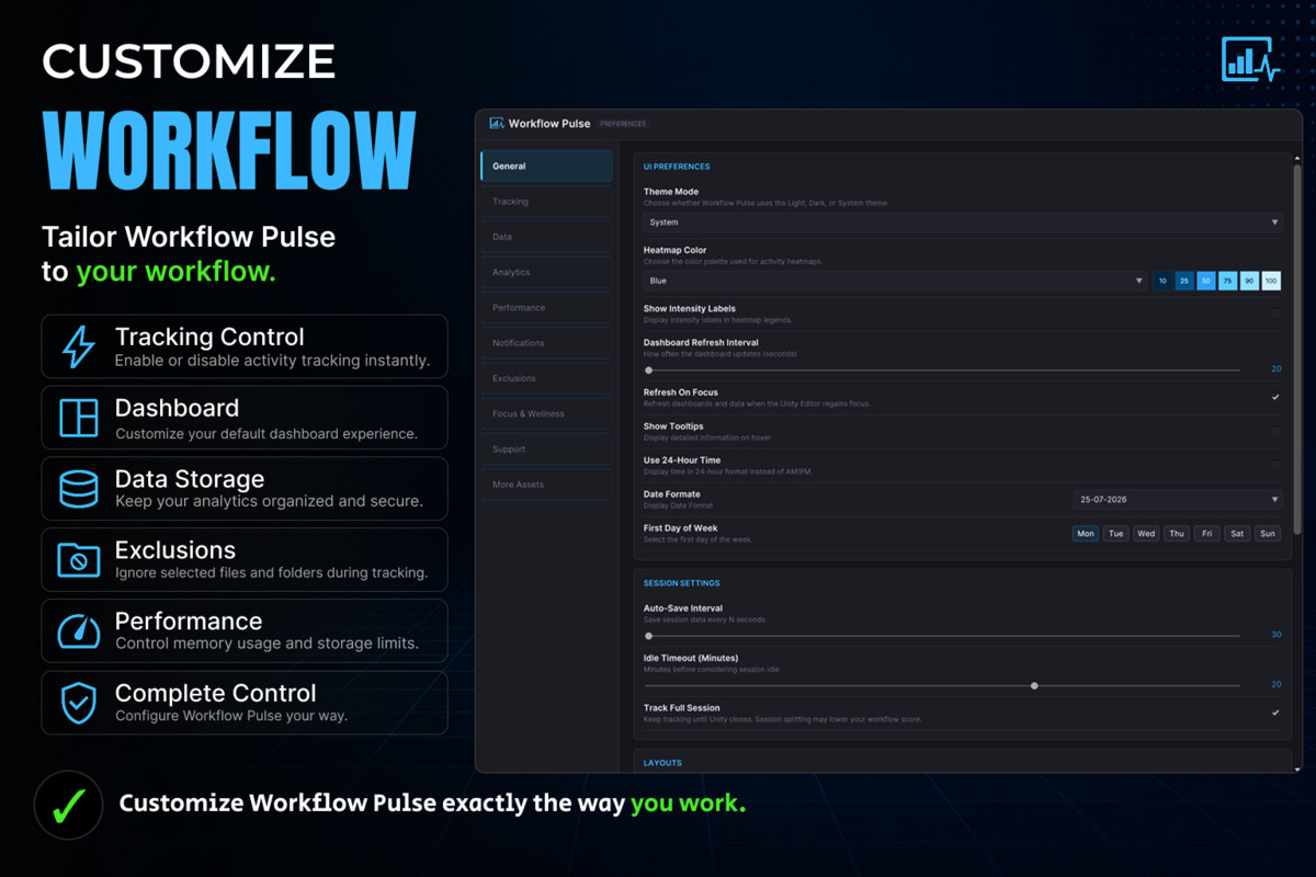 Workflow Pulse - Productivity analytics for developers