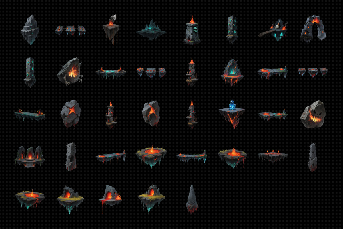 Abyssal Hollow – Dark Fantasy Cave Pack V3.0