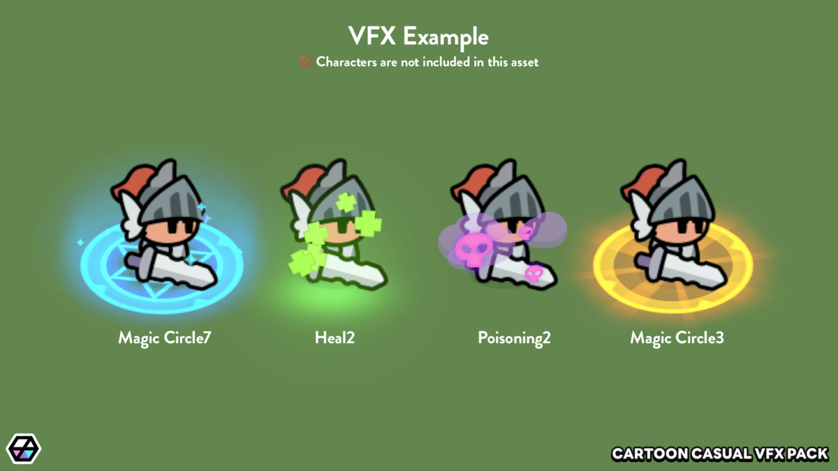 Cartoon Casual VFX Pack