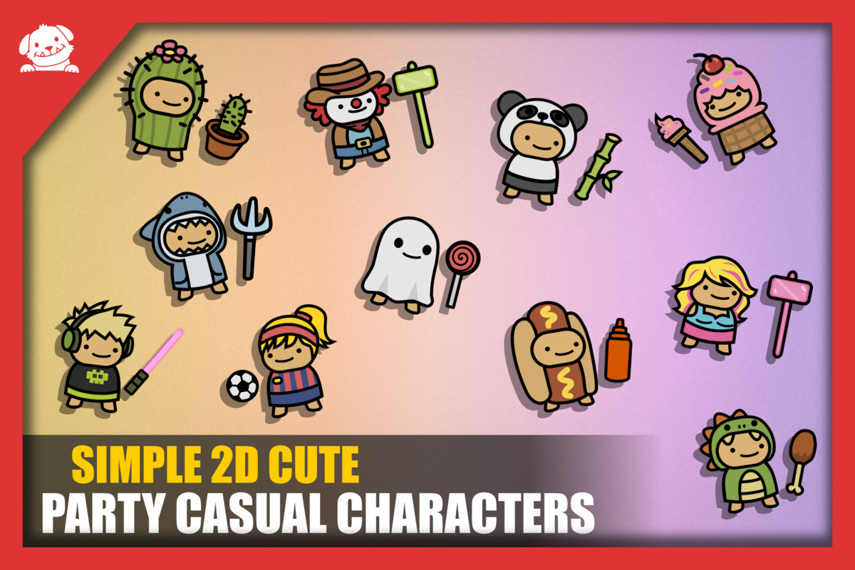 Simple 2D Cute Complete Bundle