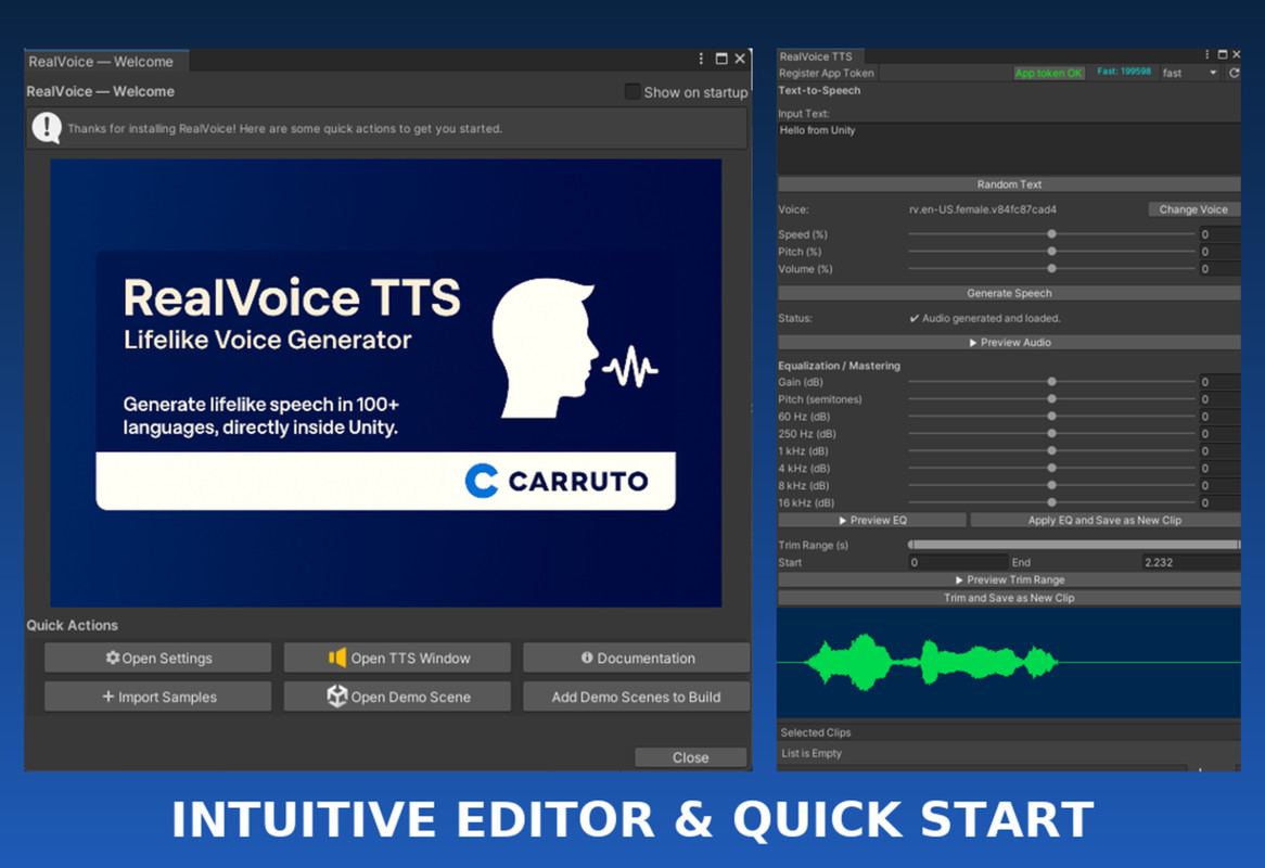RealVoice TTS - Lifelike Voice Generator