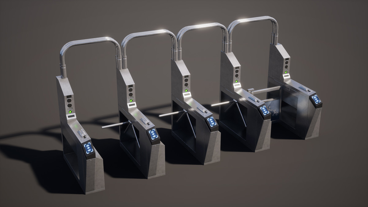 Subway Realm - Game-Ready NYC Metro Station