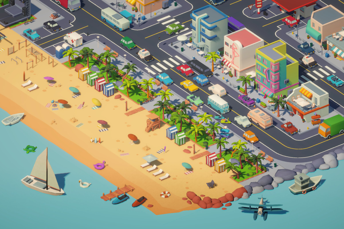 Beach City MEGA Pack - Low Poly Assets