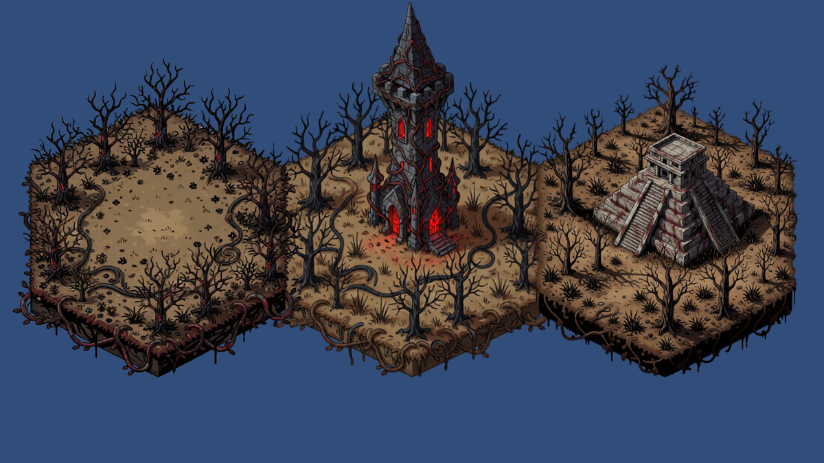 Ultimate Hex World Tiles Pack - Triple Realms Edition