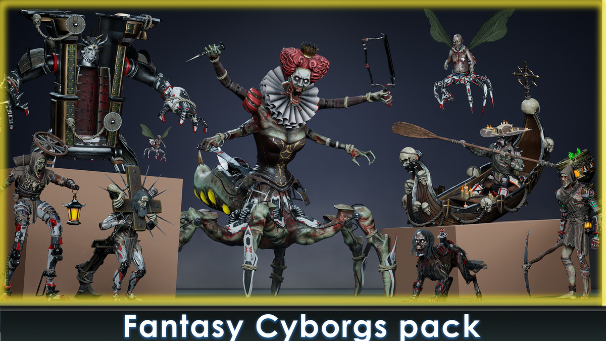 Fantasy Cyborgs Pack
