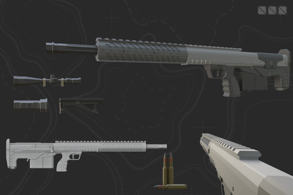 Low Poly Weapon Bundle Pack V