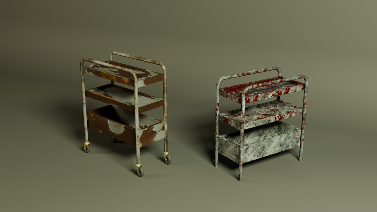 Horror Hospital Props Pack – Modular Environment | URP/HDRP