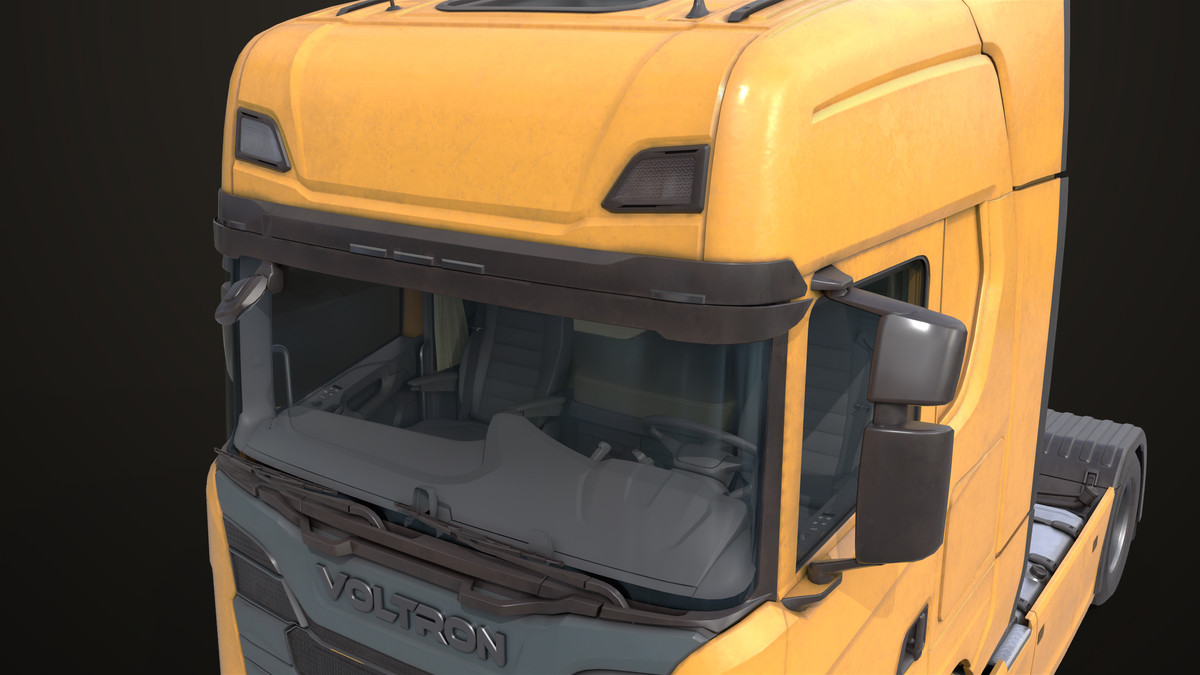 Chassis 06 Yellow URP HDRP Textures