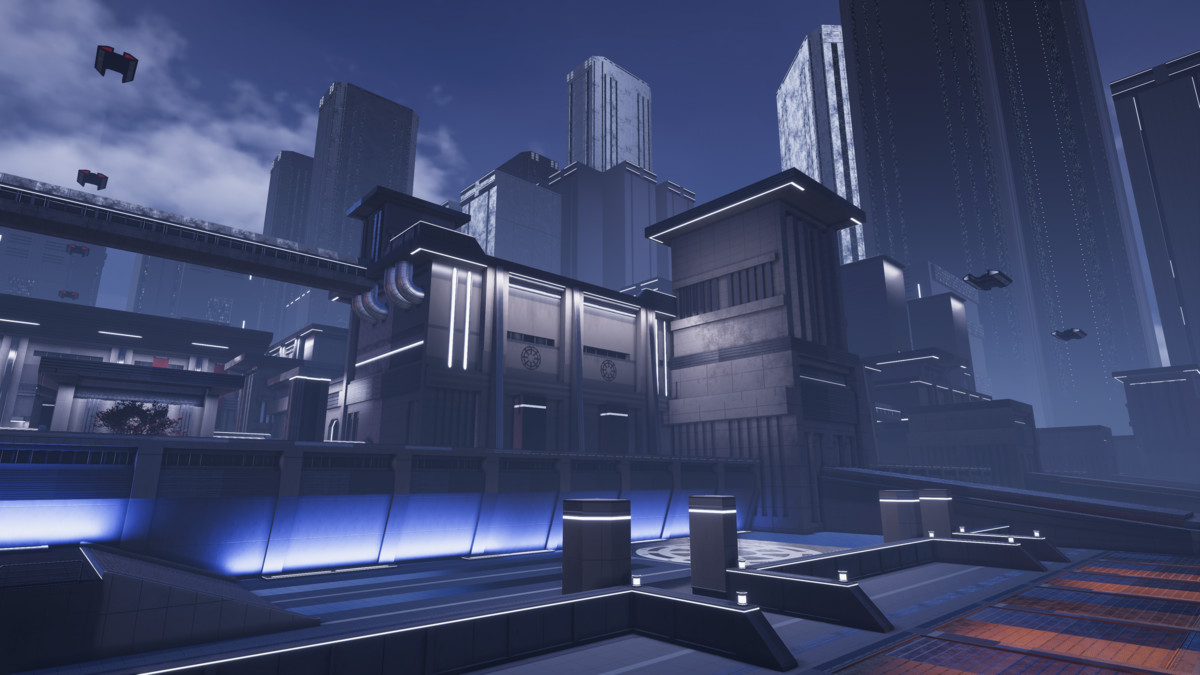 Science Fiction Brutalist City