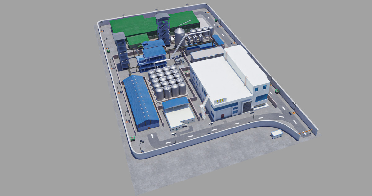 Factory Warehouse Exterior and Interior URP and HDRP Textures