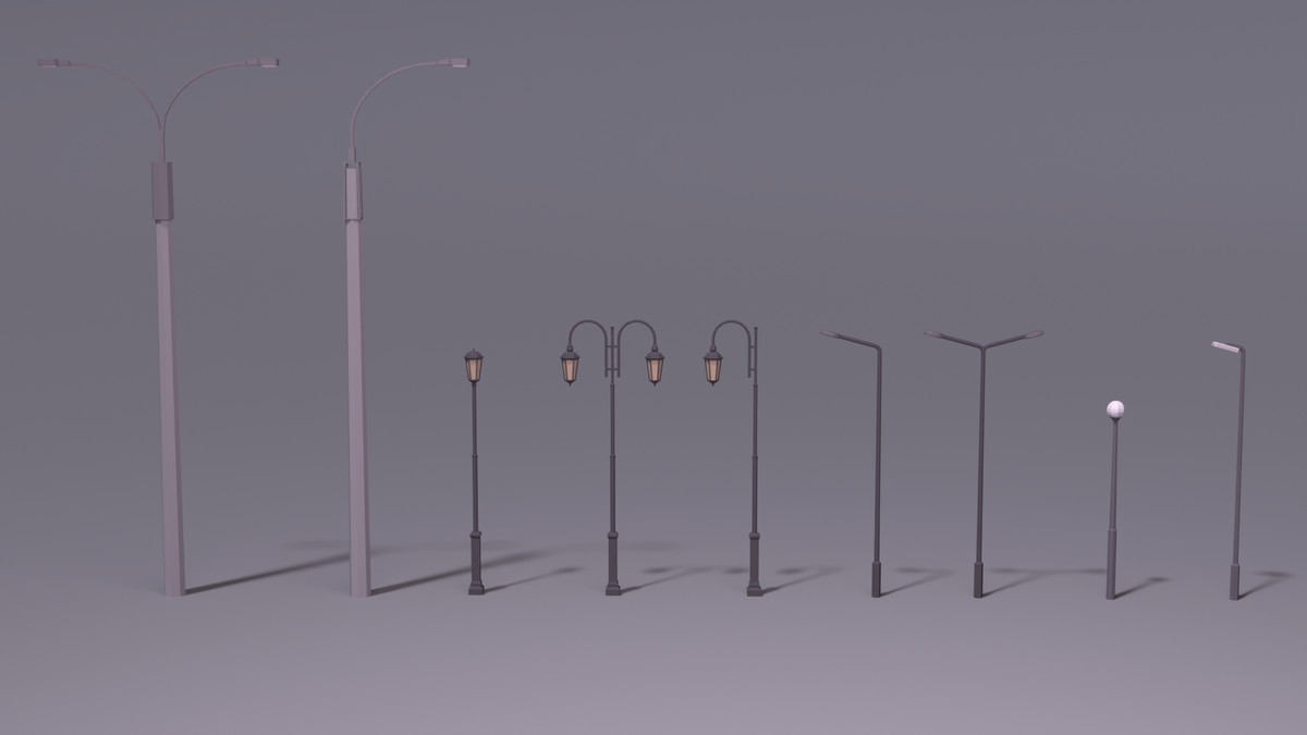 Modern City Props Pack (Stylized) – BoznaWhat