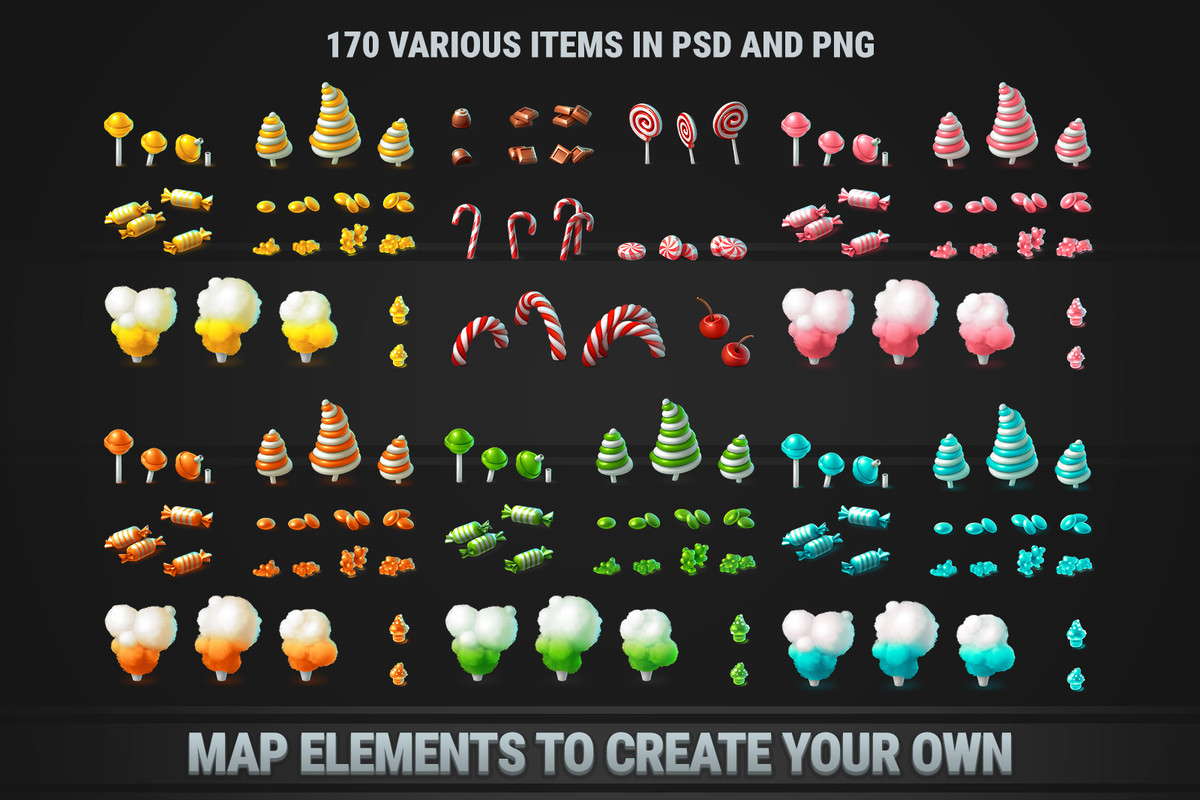 MK Puzzle Level Map Pack • 4 Themes Bundle