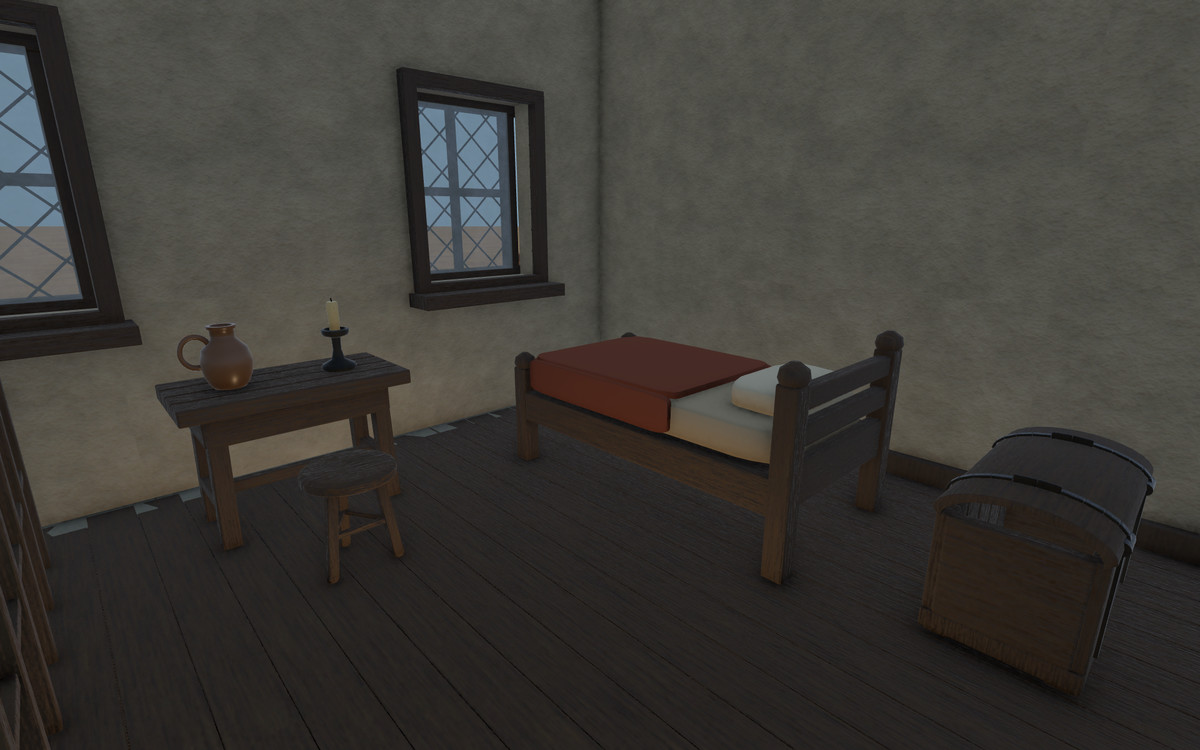 Medieval Houses - Furnished Modular Courtyard