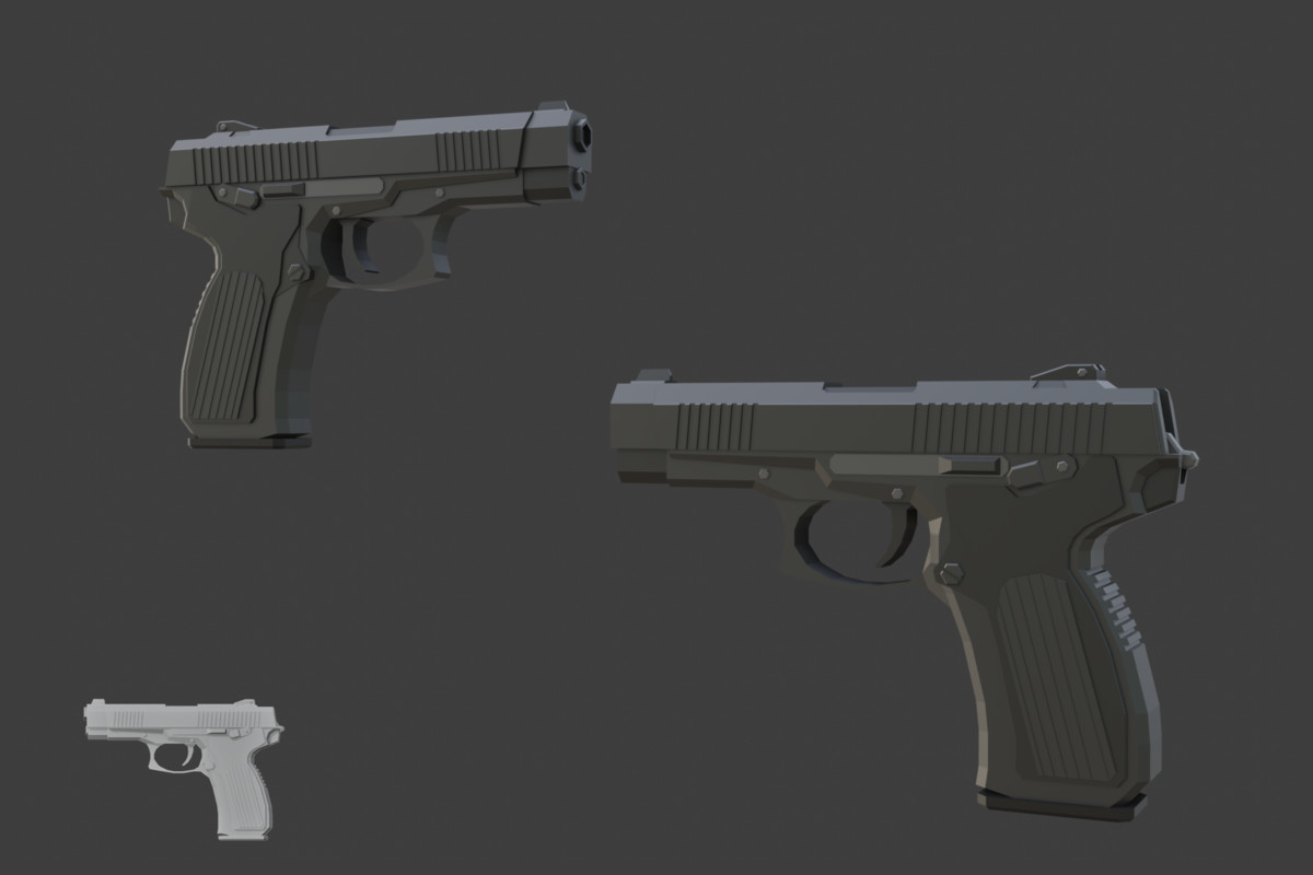 Low Poly Weapon Bundle Pack 3