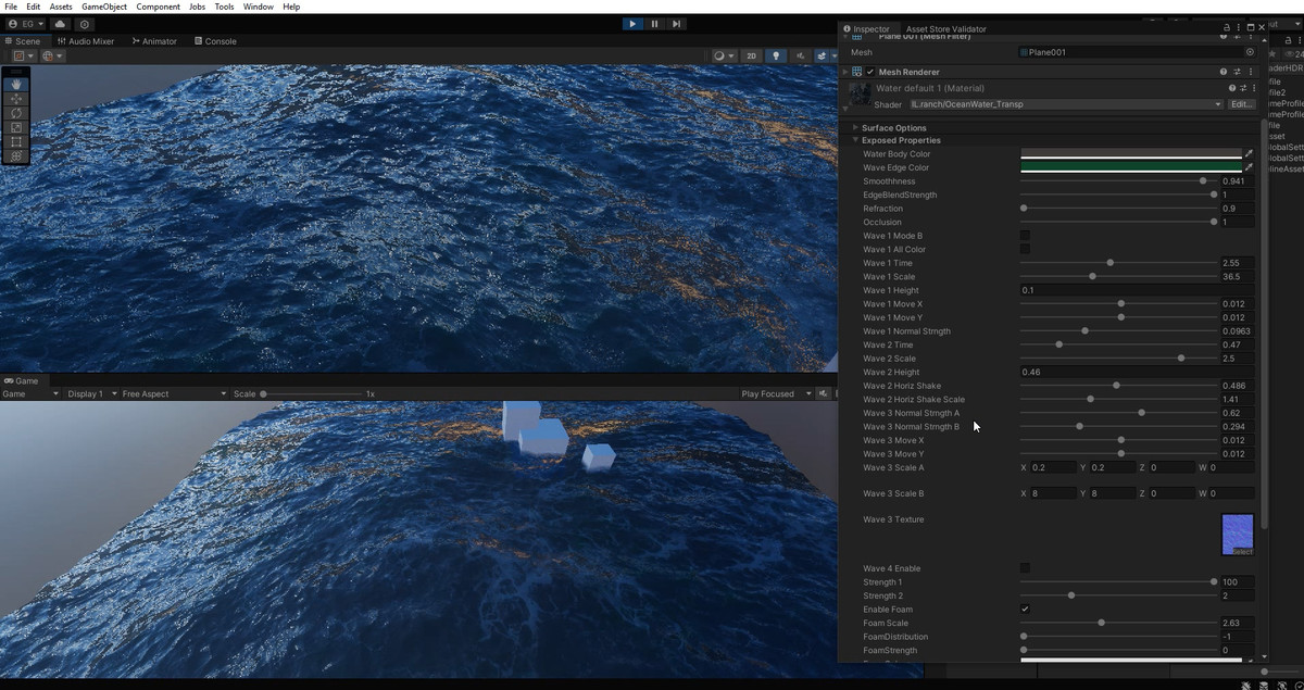 Ocean / Water shader (HDRP)