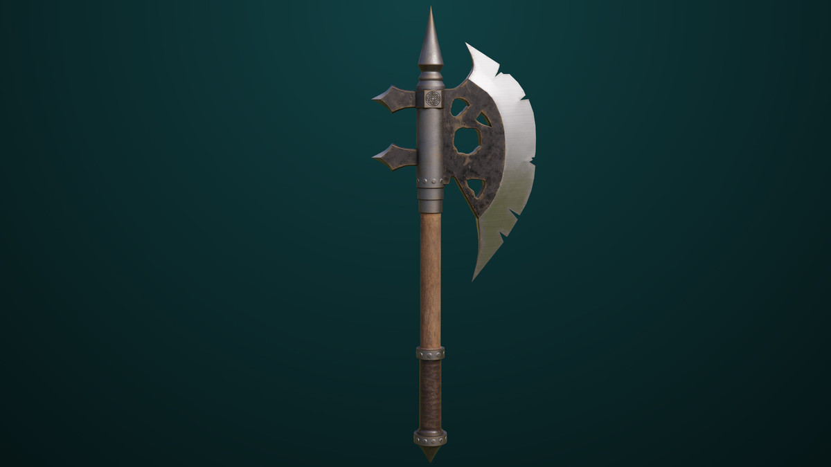 Battle Axe 16 URP HDRP Textures