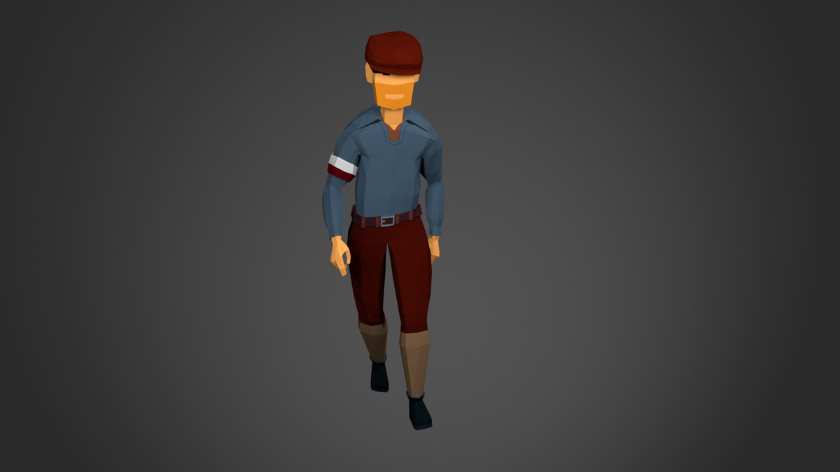 3D Characters World War 2 Lowpoly Pack
