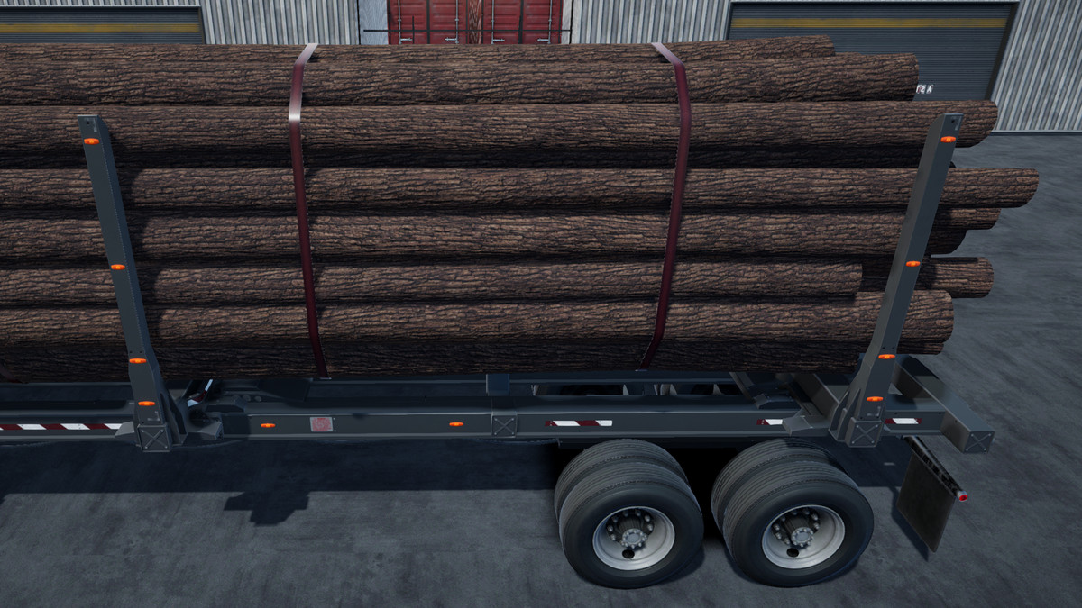 Cabover log truck