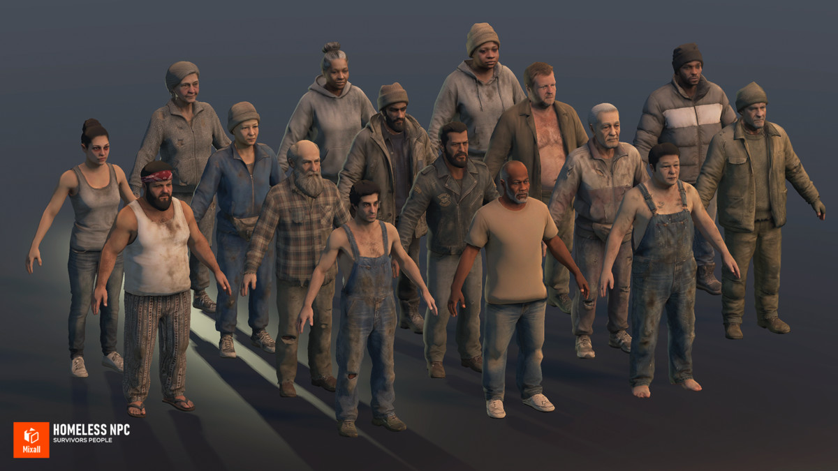 Homeless NPC - survivors people