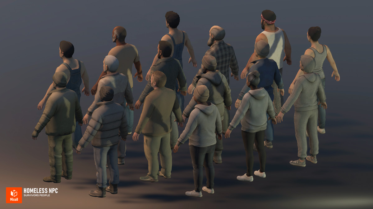 Homeless NPC - survivors people