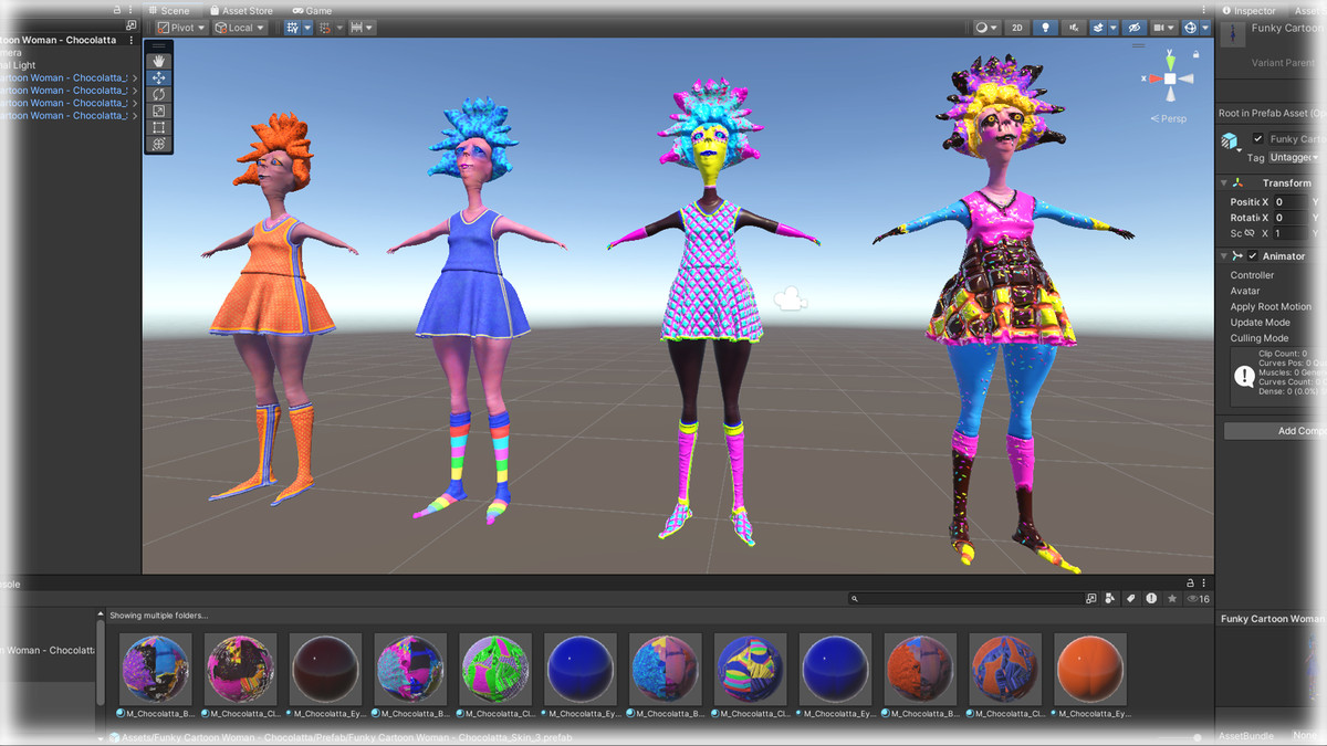 Cartoon Stylized Character - Chocolatta