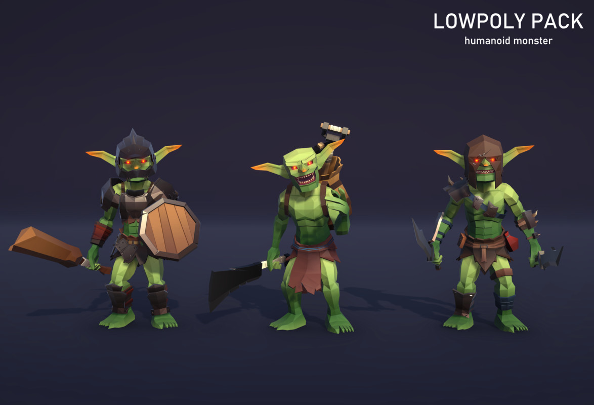 LowpolyPack_Humanoid monster