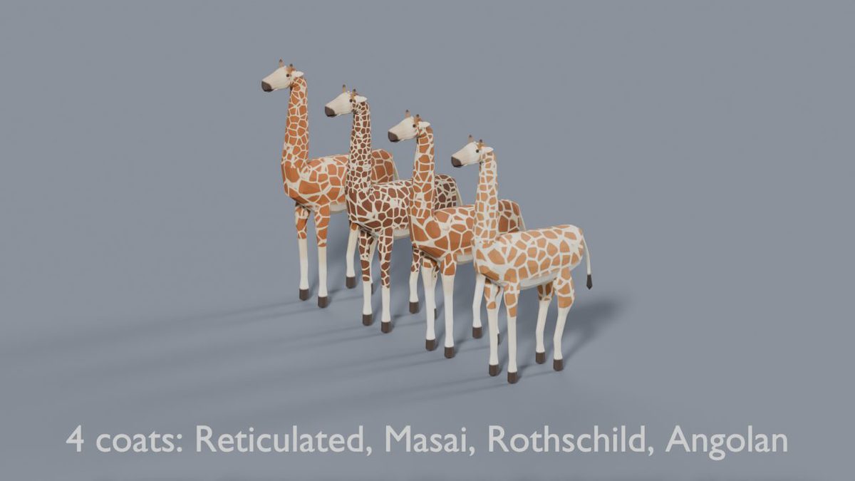3D Wildlife Pack - 17 Low Poly Rigged & Animated Animals