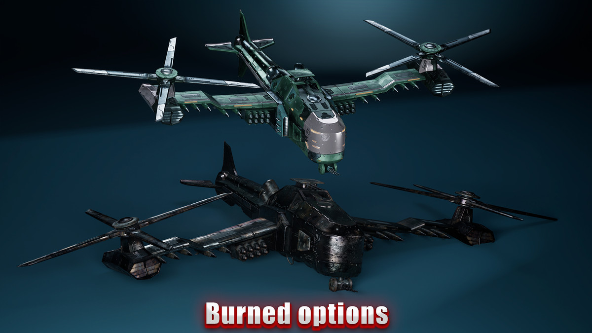 Sci-Fi Transport - Military Helicopter