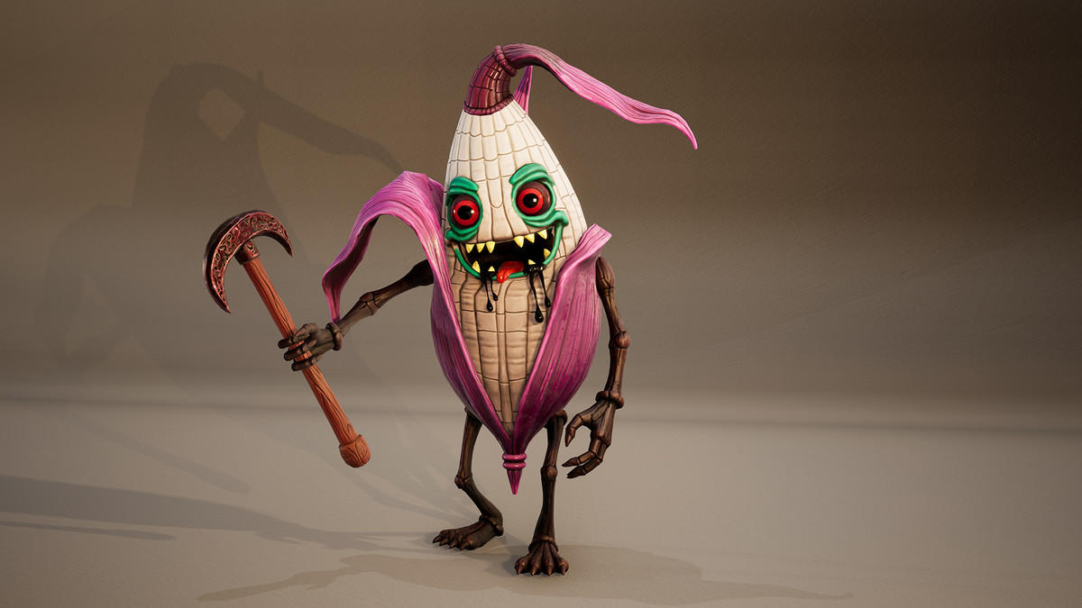 Nightmare Corn – Stylized Horror Enemy Pack (3 Skins, Hand-Painted)