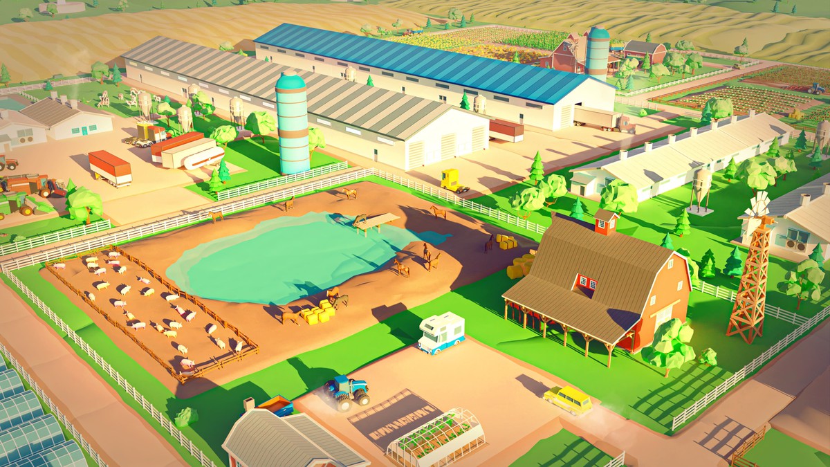 Farm - Low Poly 3D Models Pack