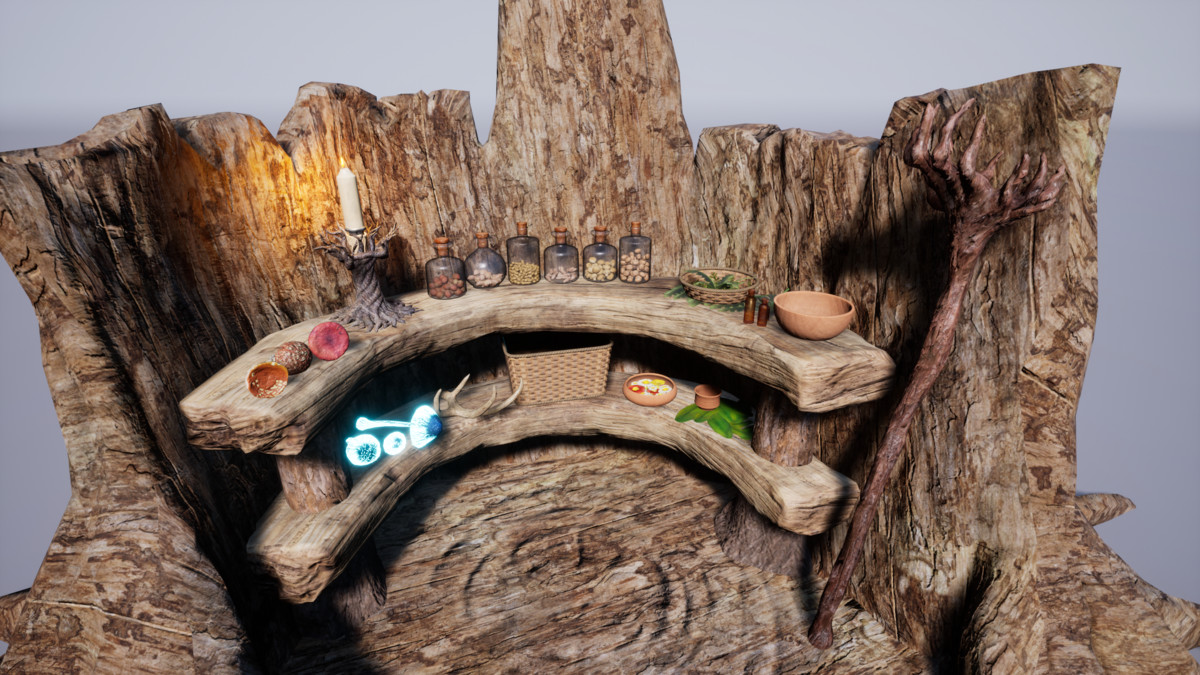 Fantasy Workbenches/Crafting Stations/Workshops (Potions/Blacksmith,Alchemy)