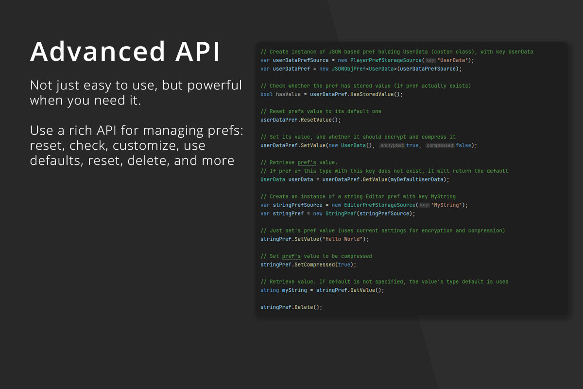 EazyPrefs - Supercharged PlayerPrefs & EditorPrefs