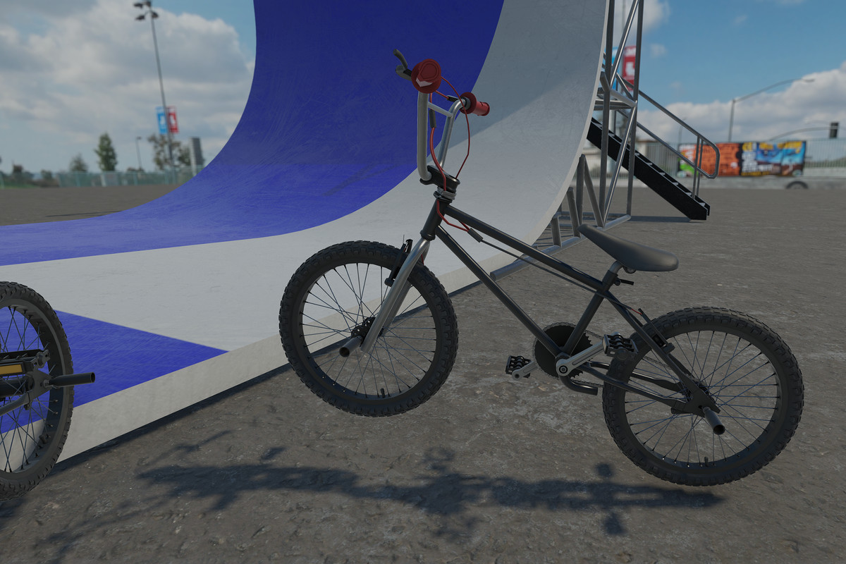 BMX Bike & Vert Ramp