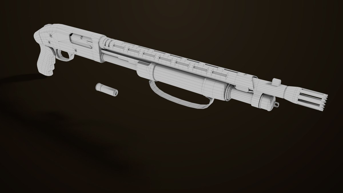 Shotgun Collection 01 URP HDRP Textures