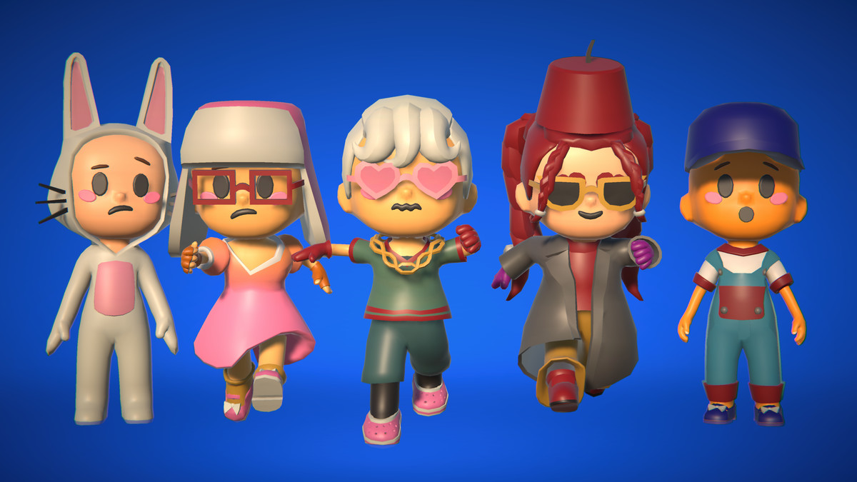Cute Modular Character Pack – Low Poly Animated