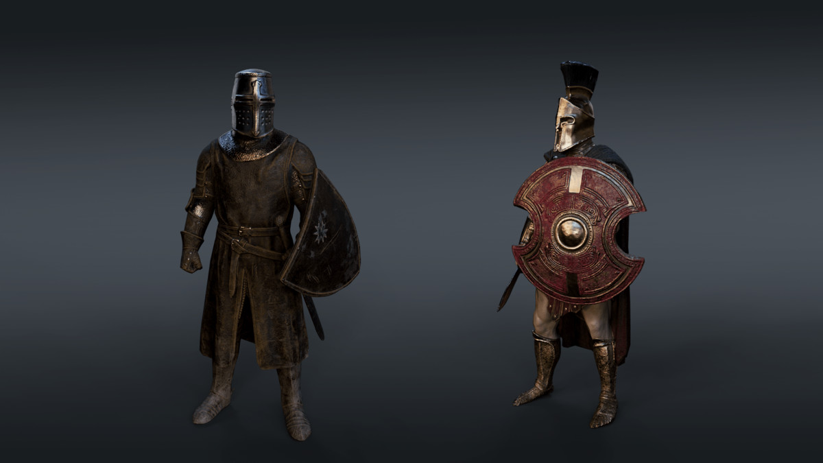 Warrior Statues - Collection (URP)