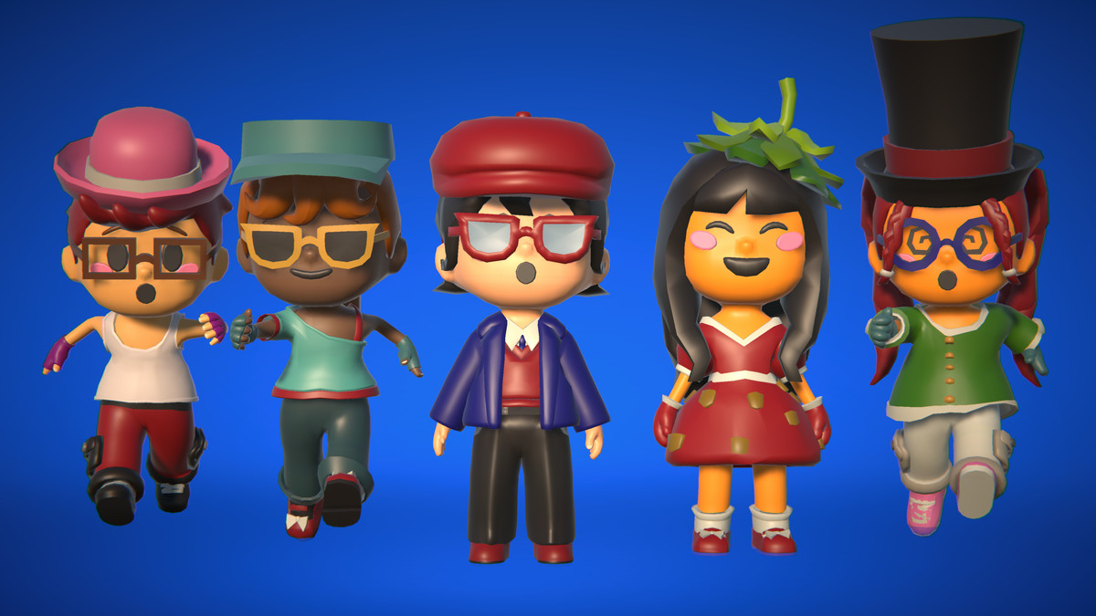 Cute Modular Character Pack – Low Poly Animated