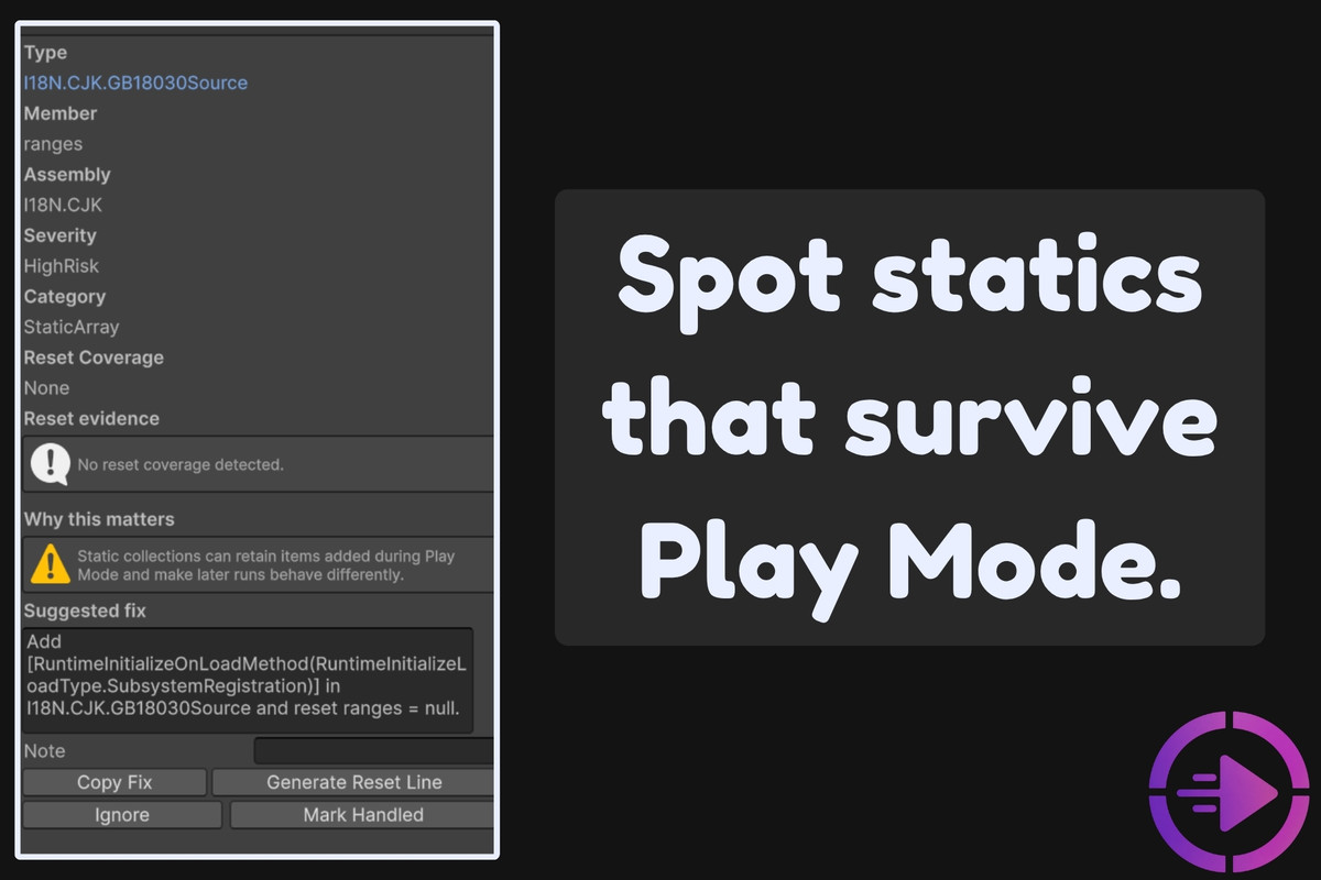 Fast Play Mode Safety Guard