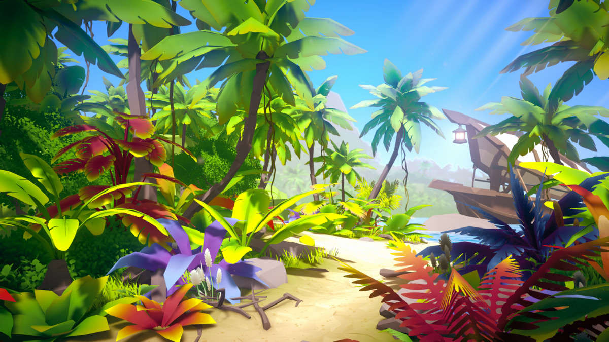 STYLIZED Fantasy Nature Pack: Tropical Island - Low Poly 3D Art