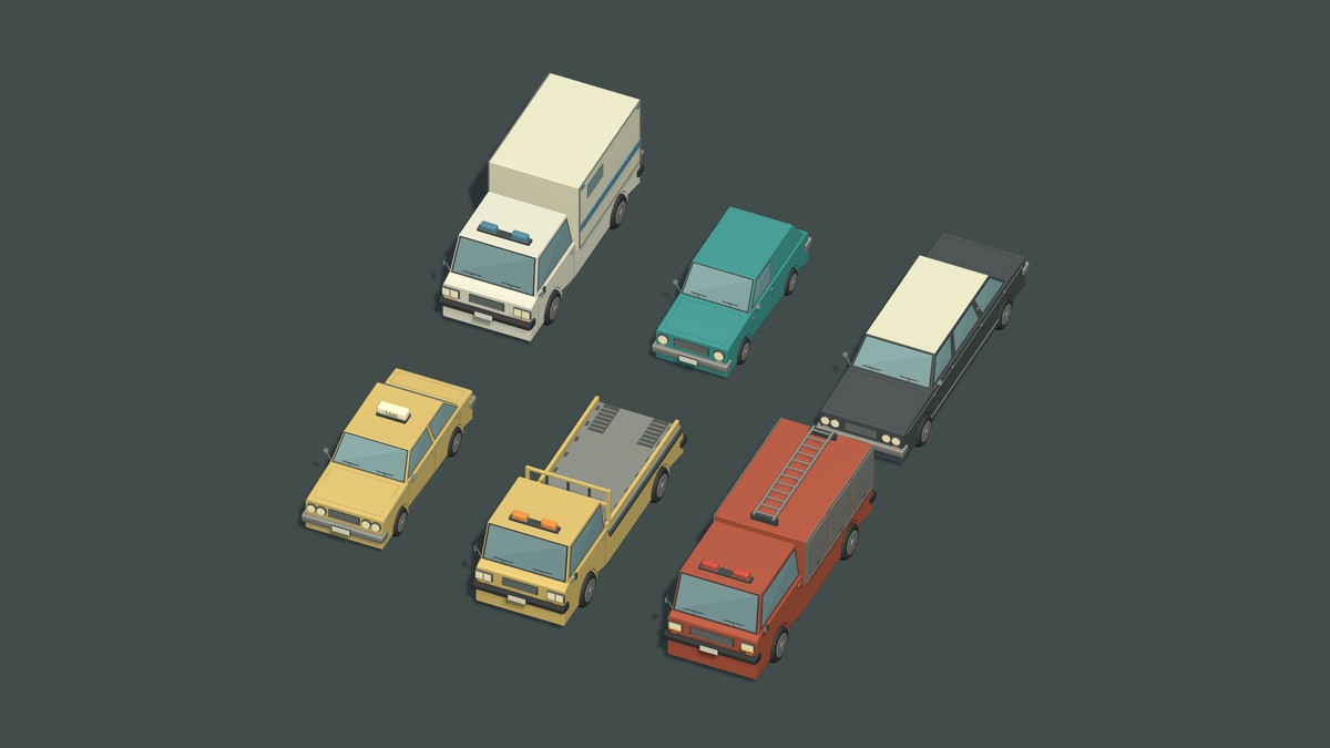 FrostDrive - Low Poly Retro Cars
