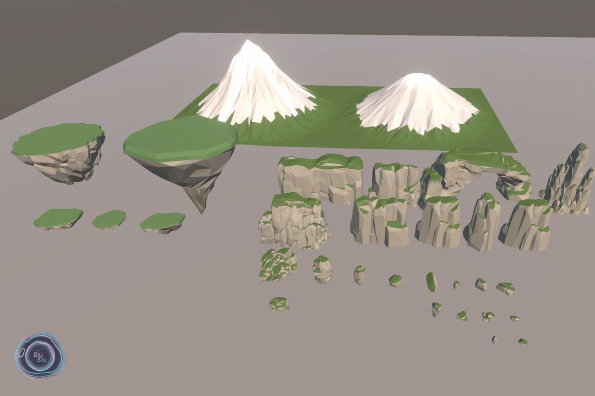 Magical Forest Low poly
